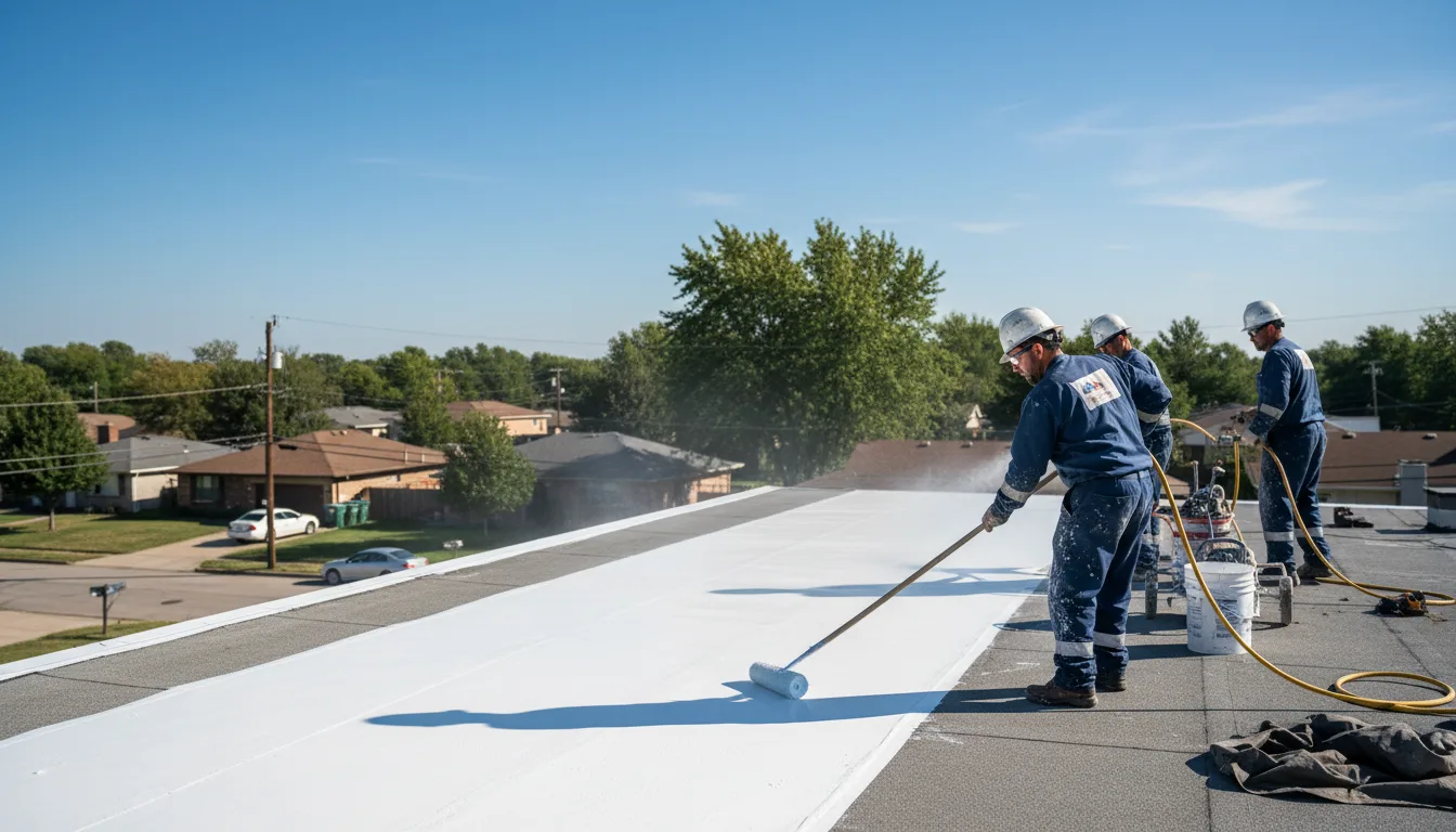 Commercial roof coating in Wolcott, CT near me
